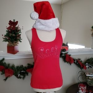 TWO Victoria's Secret Holiday Women's Tank Tops SZ Med